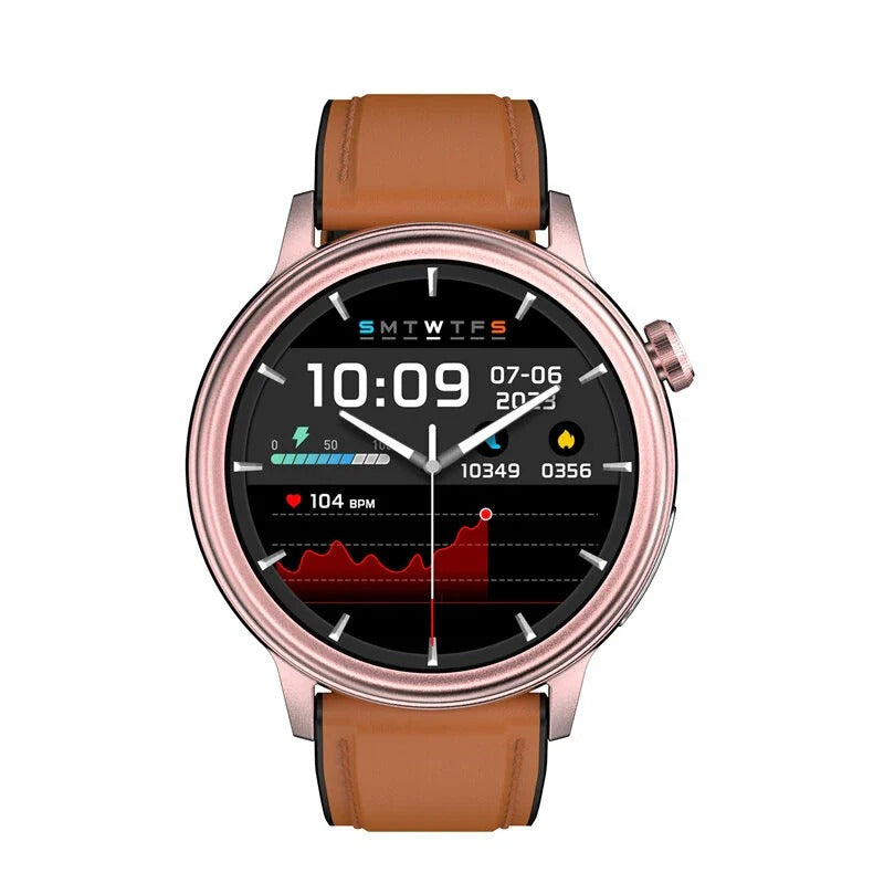 1.39" HD ECG Smart Watch: Blood Pressure, Heart Rate, Blood Sugar, Sleep Monitor, AI Diagnosis, Waterproof, Multi-Sport Modes