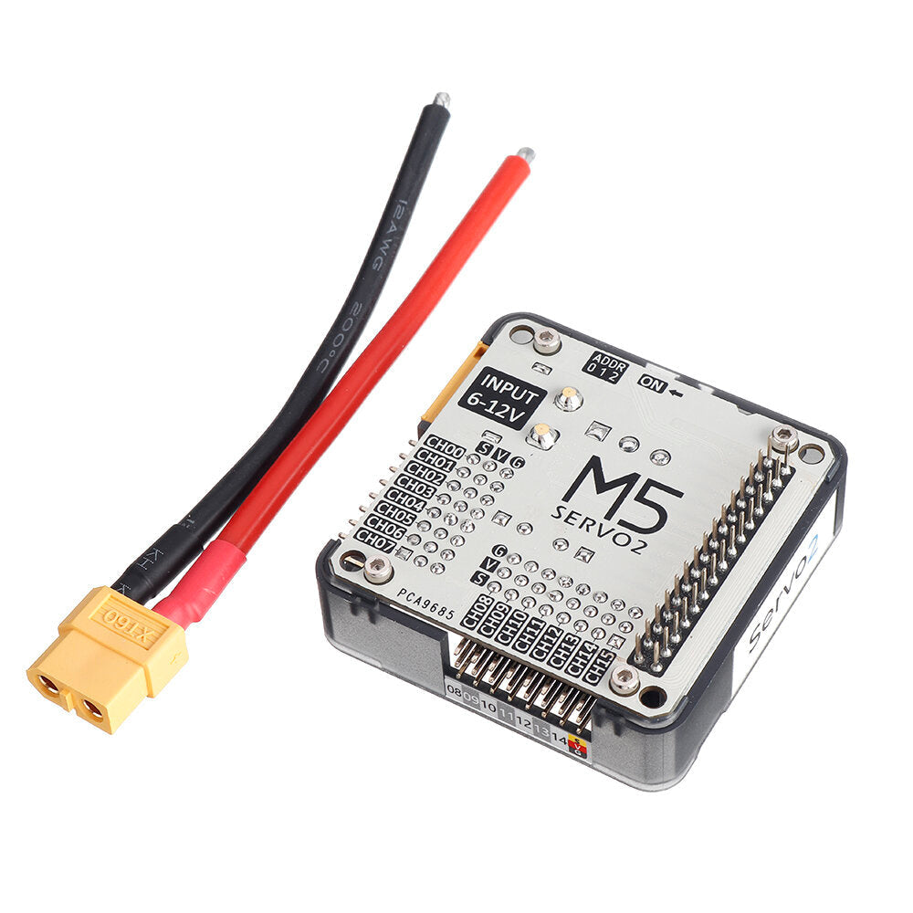 M5Stack Servo2 Servo Driver Module 16 Channels PCA9685 Can Be Stacked And Used Simultaneously ESP32 Development Board