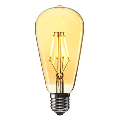 4W Golden Cover Dimmable Retro Vintage Filament LED Bulb Light Lamp AC110/220V