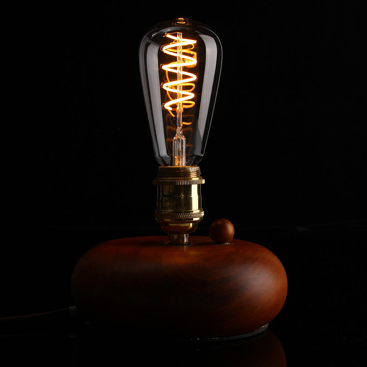 Dimmable LED Vintage Retro Industrial Lamp Indoor Lighting Filament Light Bulb AC220V
