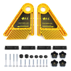 Multi-purpose Double Feather Board for Router Table Saws Miter Gauge Slot