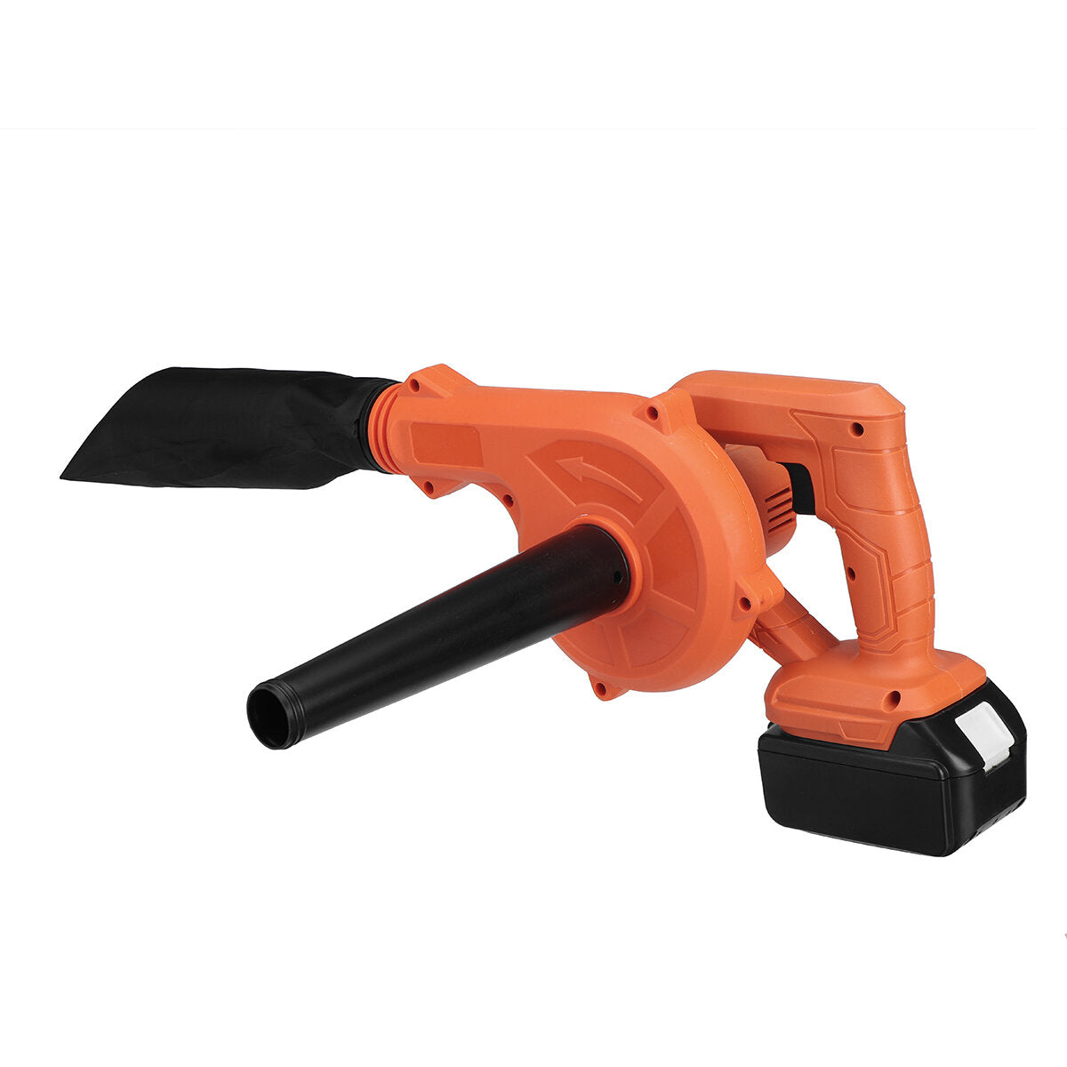 2 in 1 Cordless Electric Air Blower Vacuum Suction Dust Collecter Hose Computer Cleaner Leaf Sweeper W/ 1/2 Battery For Makita