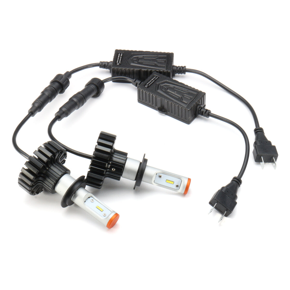 2pcs H7/9005/9006/H10 6500k LED Lamp Headlights Bulb Conversion Kit