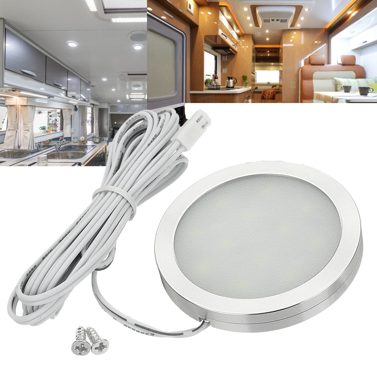 12V LED Interior Spot Light for Camper Van Caravan Motorhome Boat Cabinet