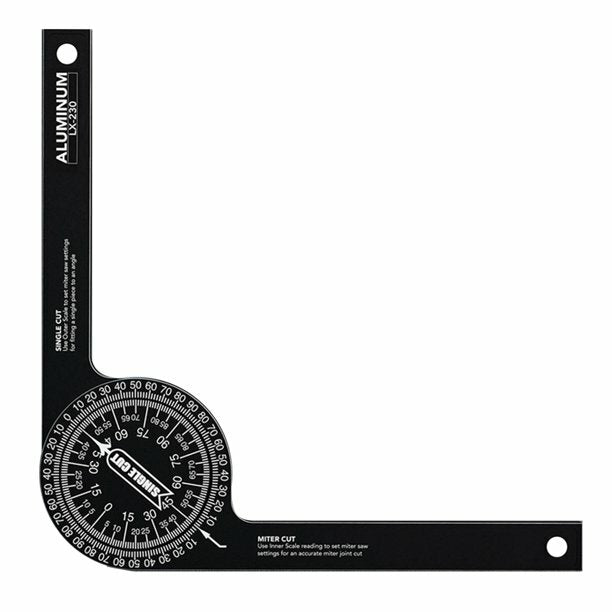 High-Precision Aluminum Angle Finder Protractor for Miter Saw - Durable, Easy Measurement for Carpentry & Woodworking
