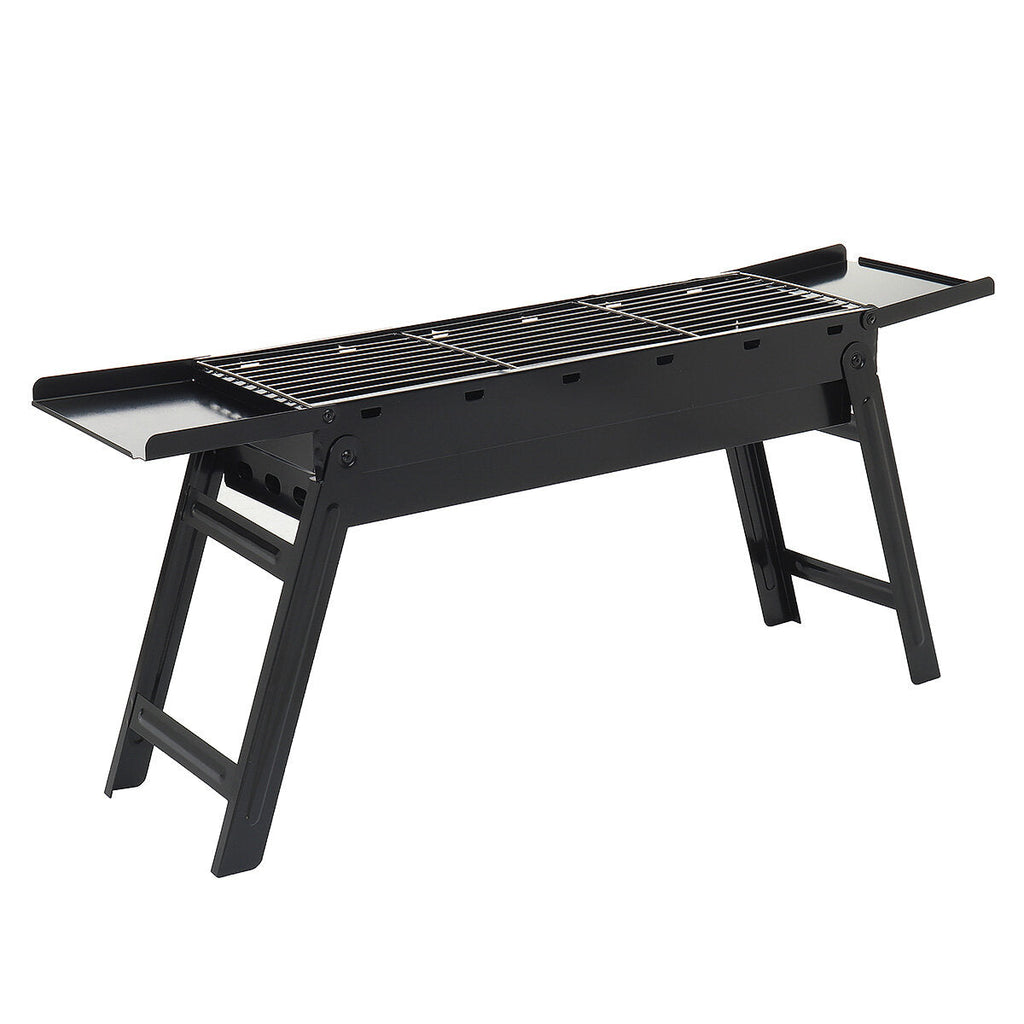 37cm Heighten Foldable BBQ Grill Stainless Steel Grilled Mesh Seasoning Board