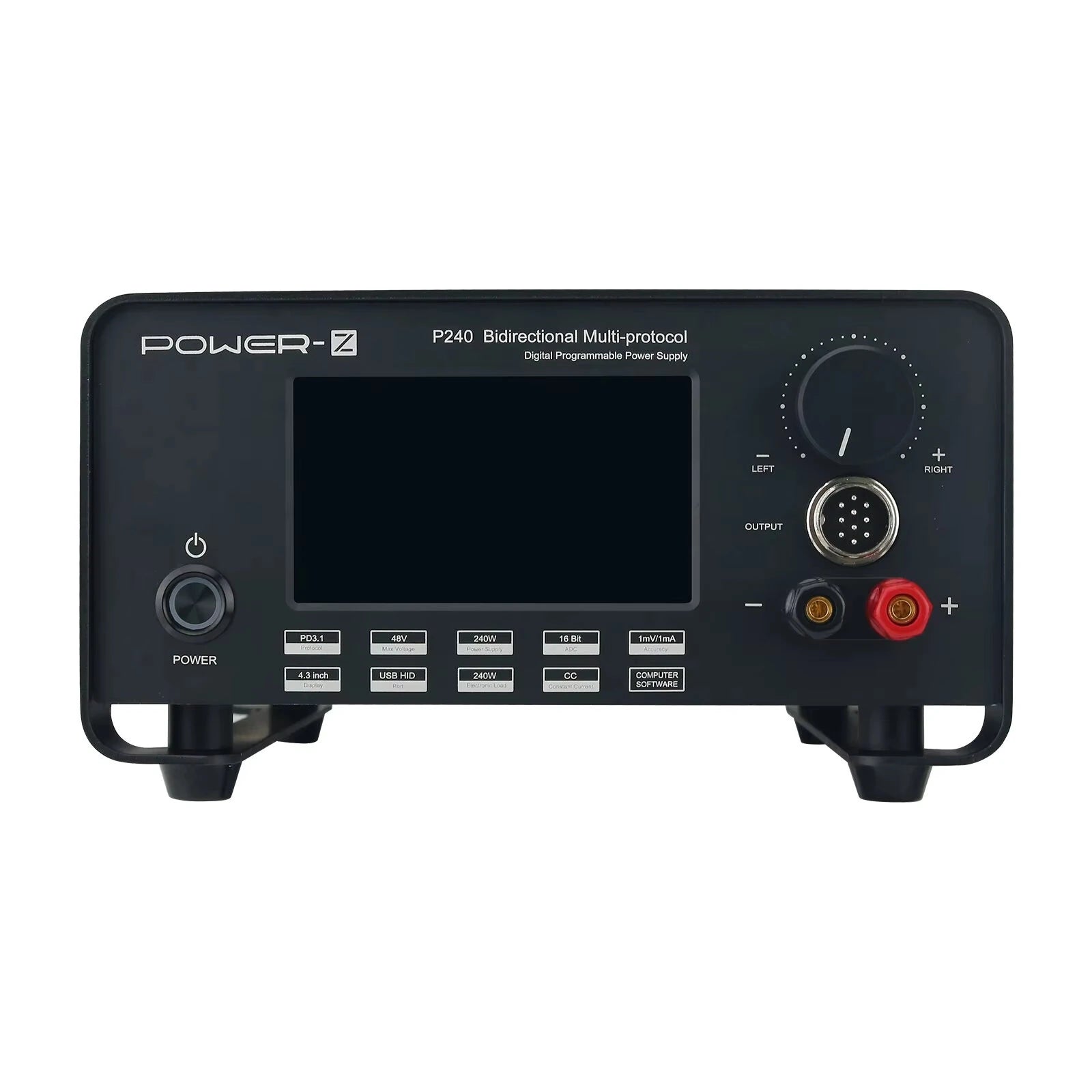 Bidirectional Digital Power Supply 240W Programmable PD3.1 USB Tester QC3.0 UFCS 10A