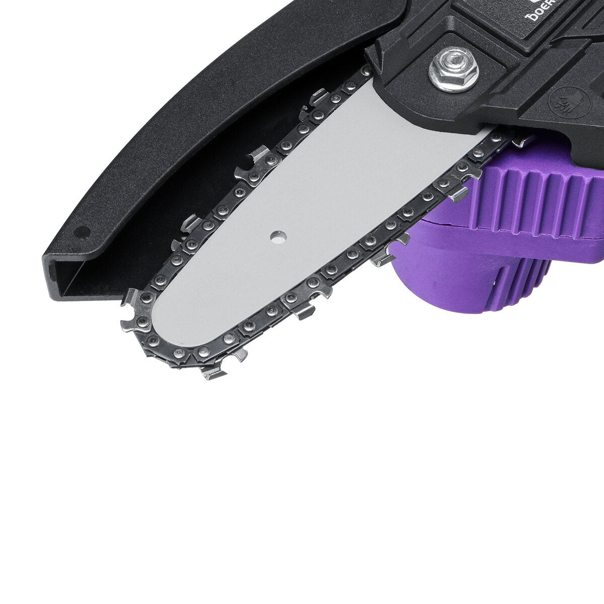 4 Inch Cordless Electric Saw Chainsaw Pruning Saw Power Indicator Garden Carpentry Power Tools
