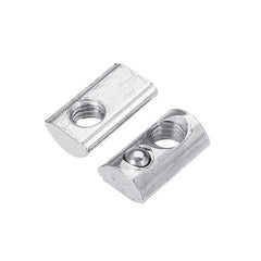 10pcs 20M5 Spring Nut for 2020 Aluminum Profile Round Roll T Slot Elastic Nut