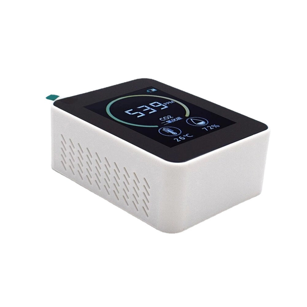 Household Air Quality Detector CO2 Meter Multifunctional C02 Temperature Humidity Tester LCD Display with Backlight