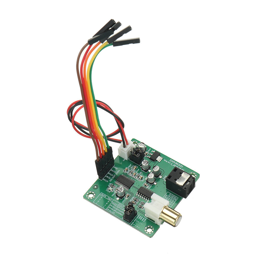 DIR9001 Module Coaxial Optical Fiber Receiving Module Spdif To I2S Output 24bit 96kHz