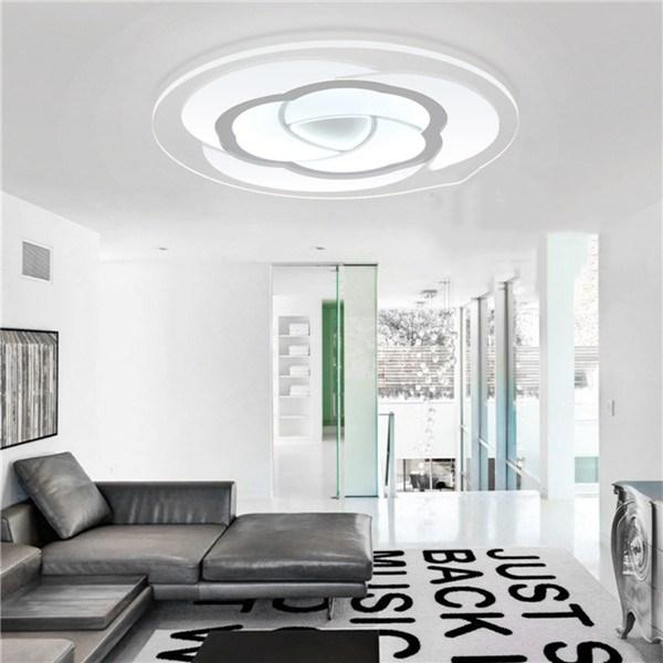 23CM/30CM LED Ceiling Light Ultra-thin Surface Downlight Mount Round Panel Lamp AC110-240V