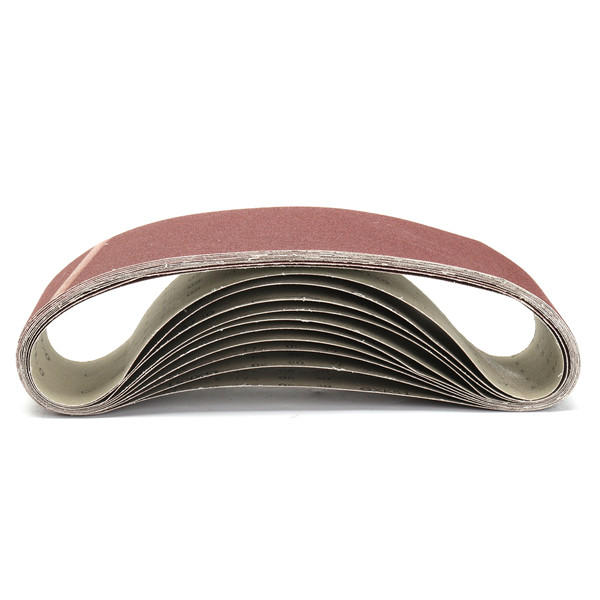 10pcs 50x915mm Sanding Belts 40/120/180/320 Grit Aluminium Oxide Belts Abrasive Tool