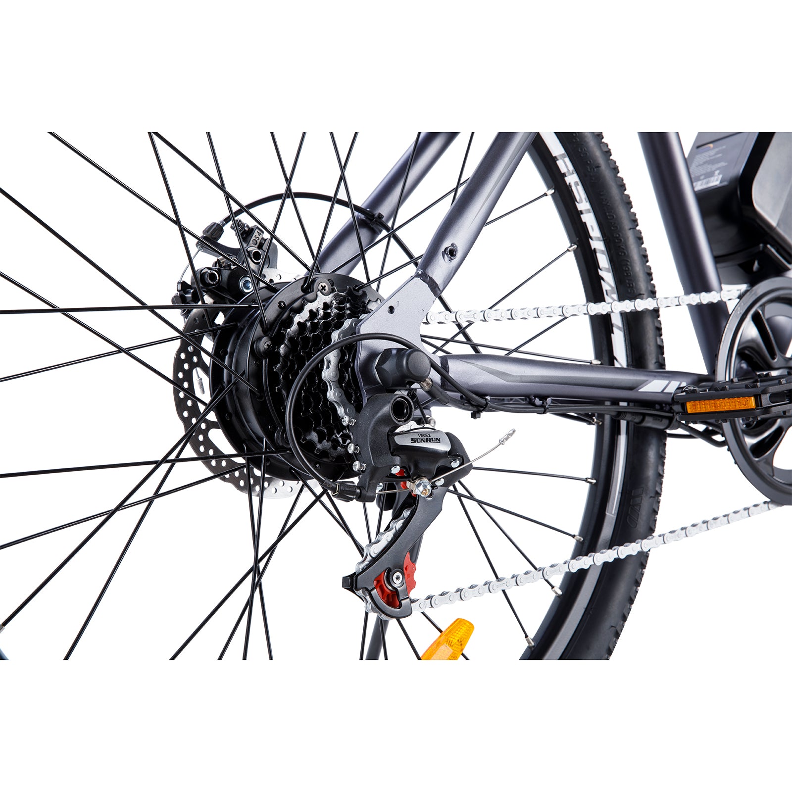 Electric Bike 36V 15AH Battery Peak Power 250W Motor 25KM/H Top Speed 26inch Tires 40KM Max Mileage 120KG Max Load Electric Bicycle