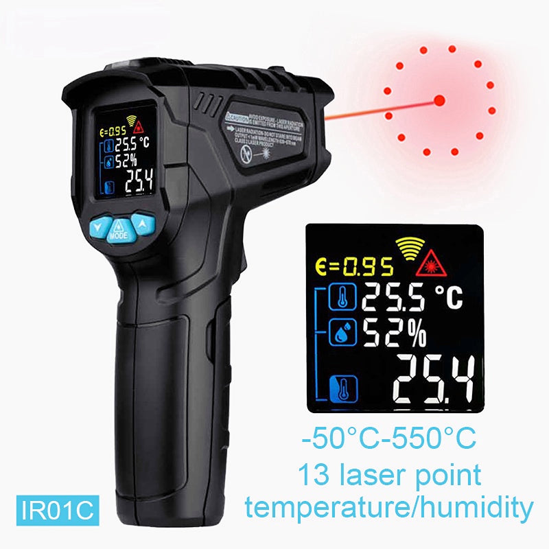 Non-Contact Laser Infrared Thermometer For Cooking Repairs Industrial