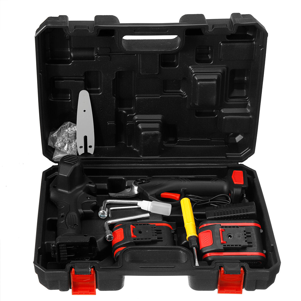 88VF 2IN1 Cordless Electric Chain Saw Pruning Shears Scissor Woodworking Tool