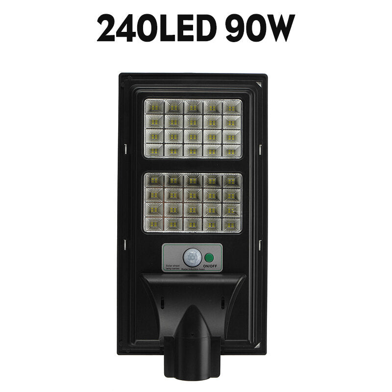 80/160/240/320LED 30/60/90/120W Solar Street Light PIR Motion Sensor Outdoor Garden