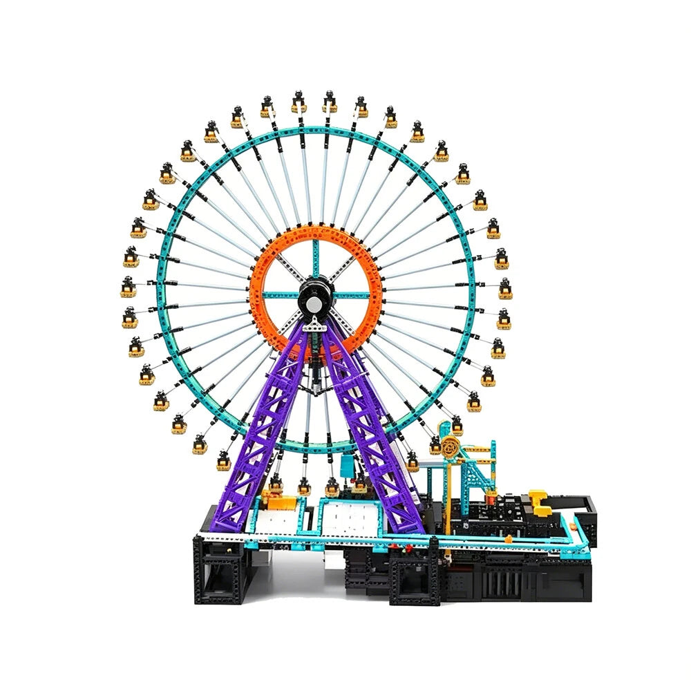 The Motorized Ball Ferris Wheel Building Block Brick Assembly Kit Kids Christmas Gift Toys