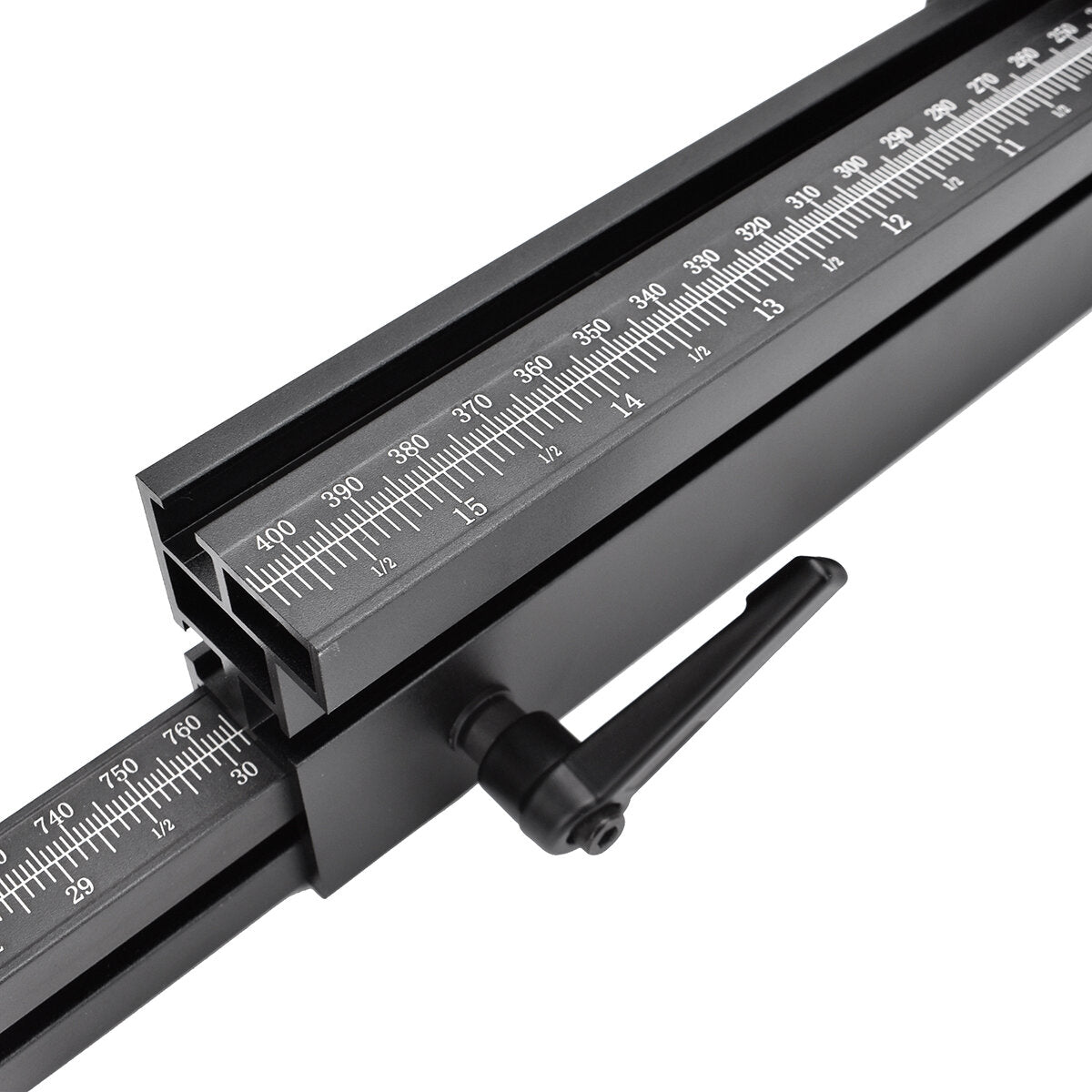 Aluminum Alloy Miter Gauge with Extended Fence for Table Saw - 0-60° Precision Angle Setting, Durable & Convenient