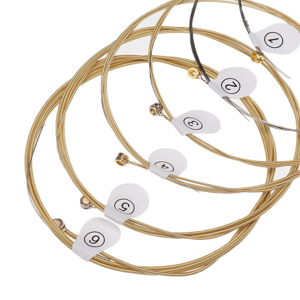 Acoustic Guitar Strings Brass Carbon Steel Hexagonal Alloy Strings for Acoustic Guitar Accessories Parts