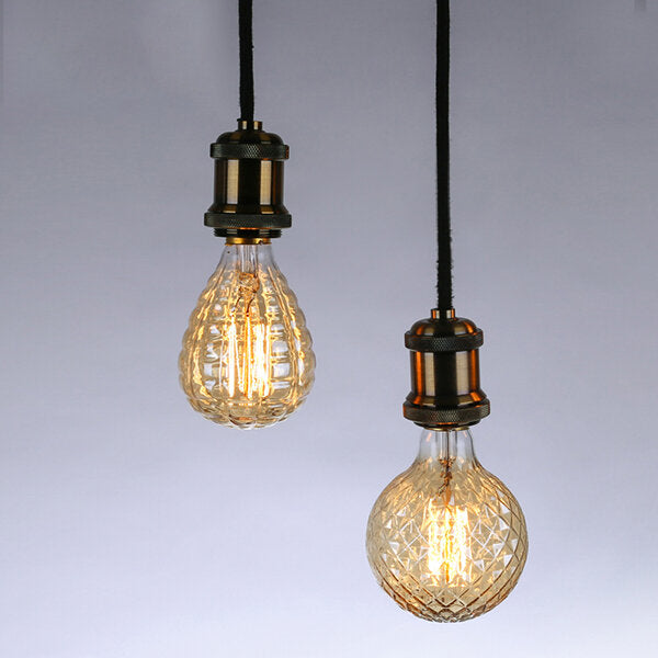 40W Warm White Pineapple Fire Balloon Retro Vintage Global Incandescent Light Bulb AC220V