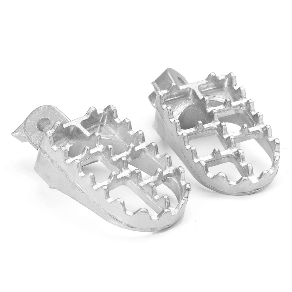 Aluminum Foot Pegs For Motocross PW50 PW80 TTR90 TW200 Pit Dirt Bike