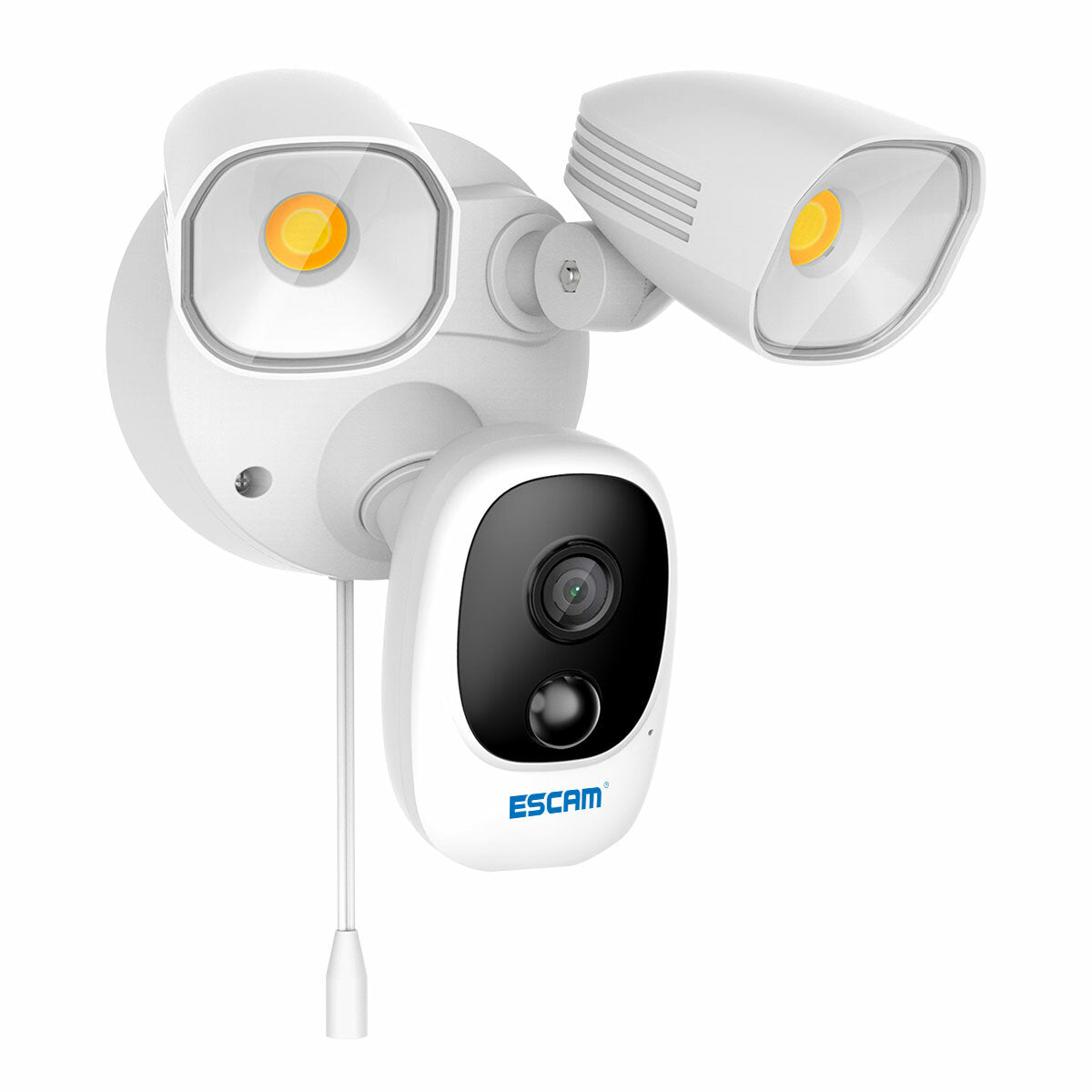 Solar Powered Floodlight 1080P Wireless Battery 1000LM Floodlight Cloud Storage Camera
