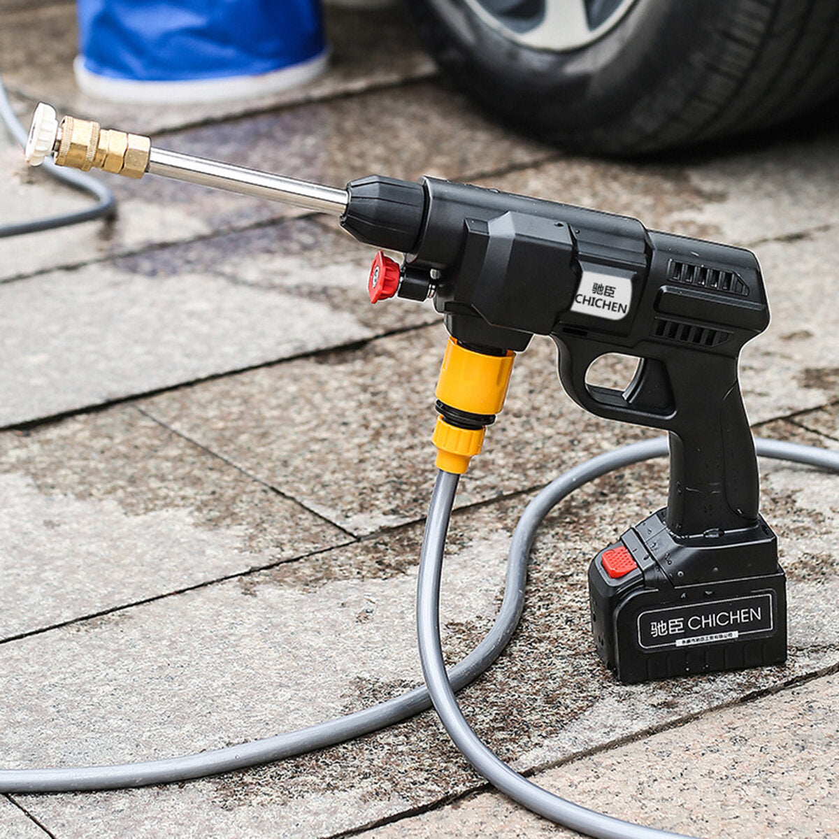 24V 20000mAh Portable Rechargeable High Pressure Washer Car Washing Guns Car Water Sprayer Machine