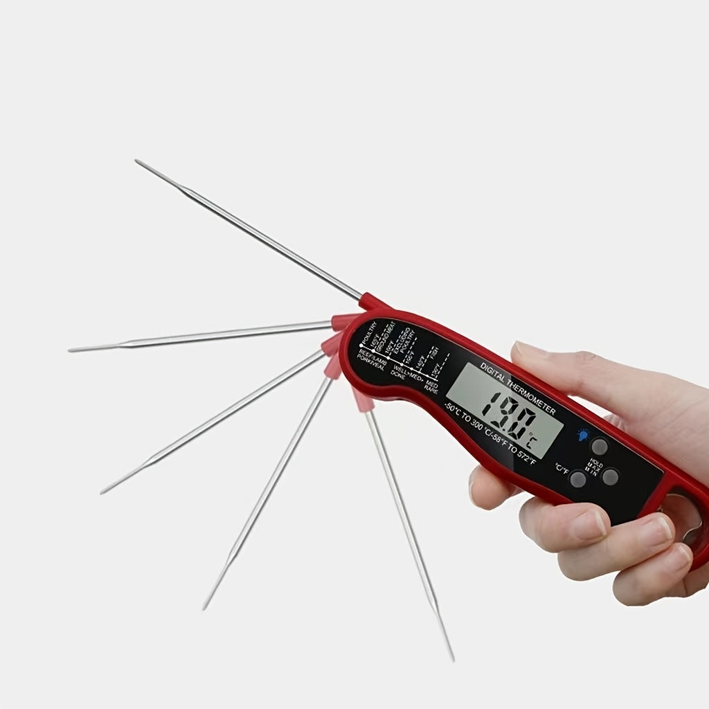 Waterproof Digital Instant Read Food Thermometer For BBQ Kitchen Cooking Baking