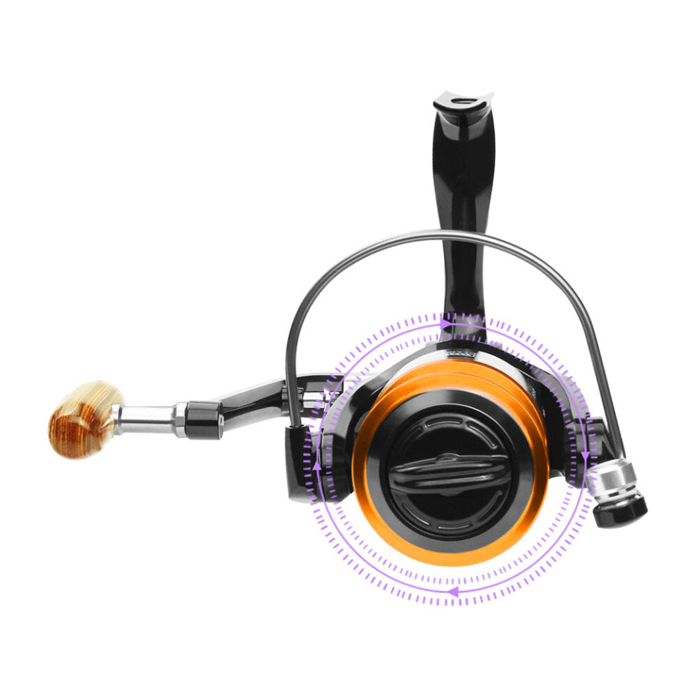 Fishing Reel 4.7:1 Tooth Speed Ratio 13+1 Bearings 8KG Unloading Force Value Full Metal Professional Grade Fishing Reel