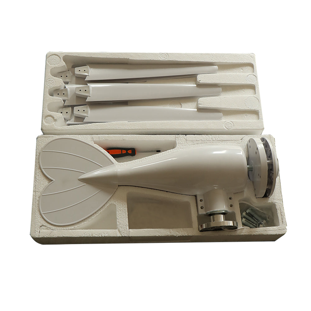 Wind Controller 6-Blade Wind Turbine 3000W(Peak) Inverter Advanced Auto-Charging 12V/24V Efficient Wind Energy Conversion Easy Installation