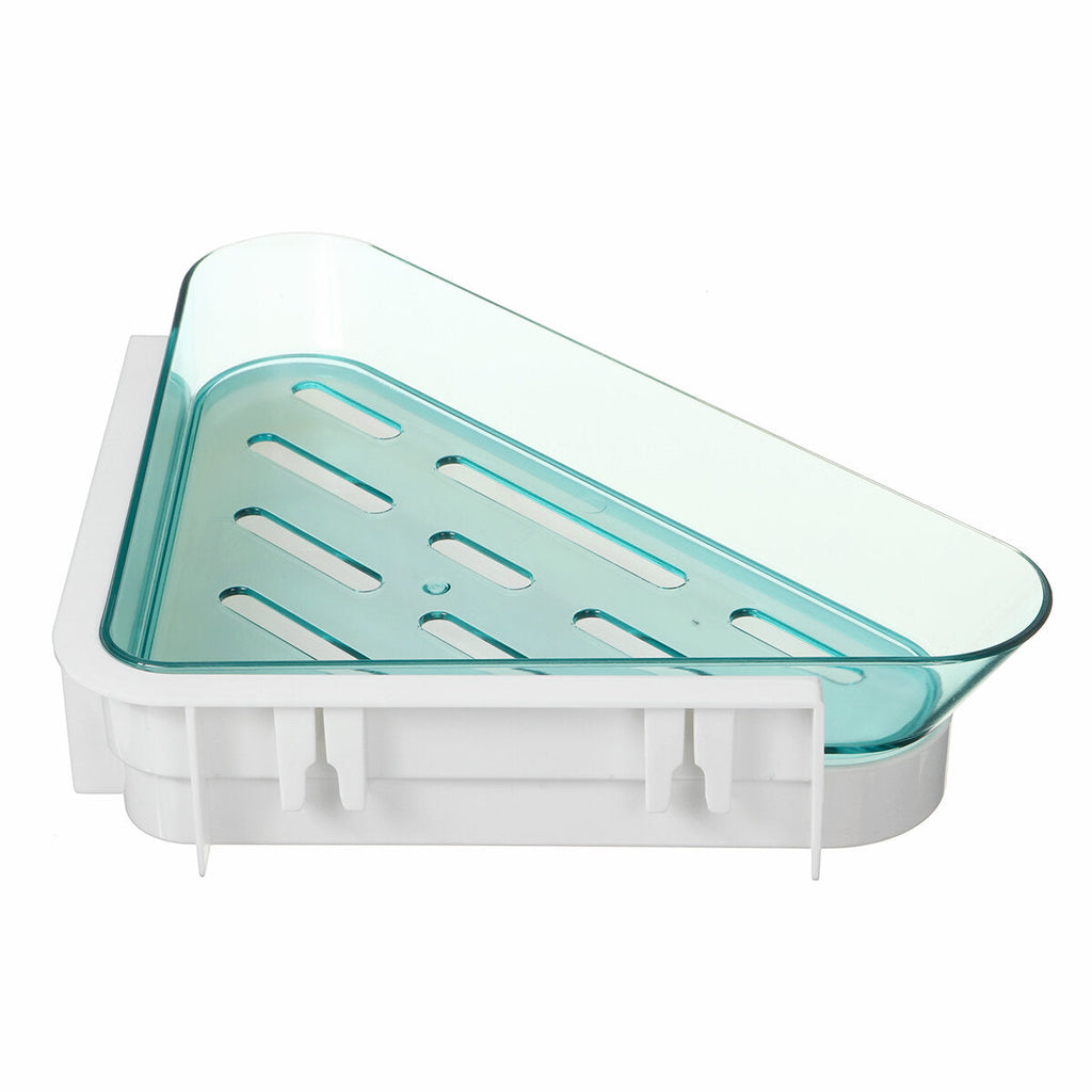 Wall-mounted Bathroom Corner Storage Rack Corner Shelf Cabinets Bathtub Bath Shower Caddy Drain Basket Kitchen Organizer