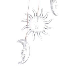 Hanging Wind Chimes Solar Powered LED Light Color Waterproof Garden Home Decor