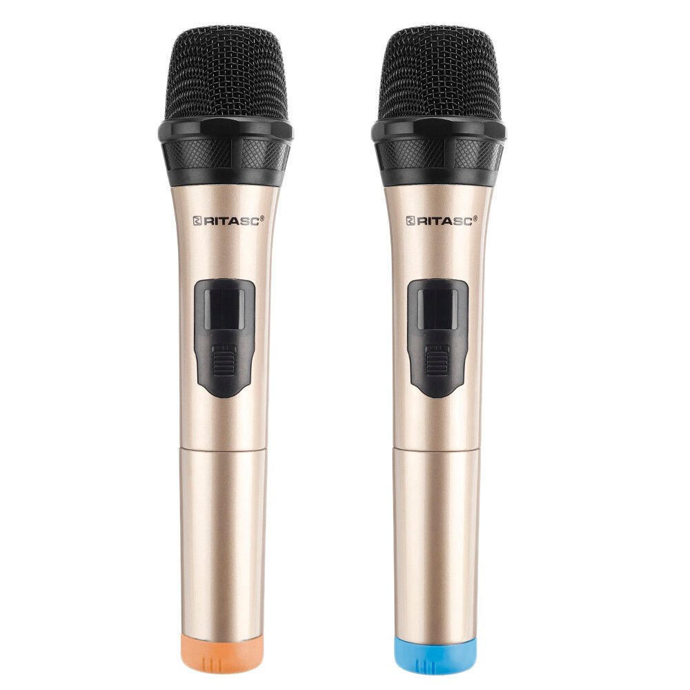 Wireless Microphone System LCD Display Professional Home KTV Set
