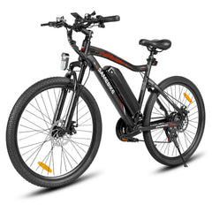 Electric Bike 36V 13AH 500W Motor Recommended Top Speed 25KM/H 26 Inches Tire Electric Bike 40-80km Mileage Max Load 150Kg EU DIRECT