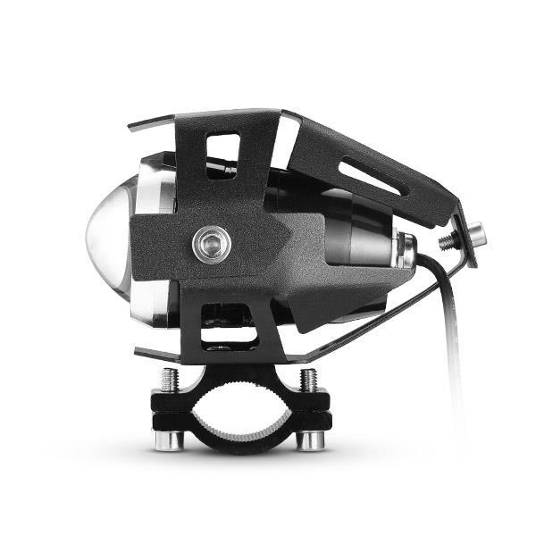 12V-80V Motorcycle LED Headlights Hi/Low Beam Strobe Spot Light White