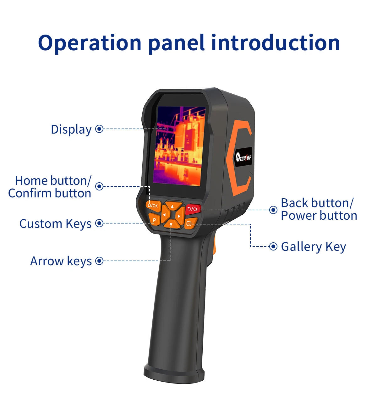 GreenZech Industrial 512 Pro | 512x384 Super IR Thermal Imaging Camera | Professional Handheld Infrared Imager