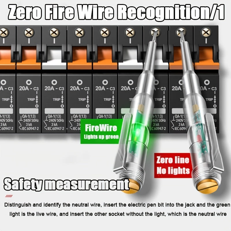 Intelligent Voltage Tester Pen 24-250V AC Non-contact Induction Testing