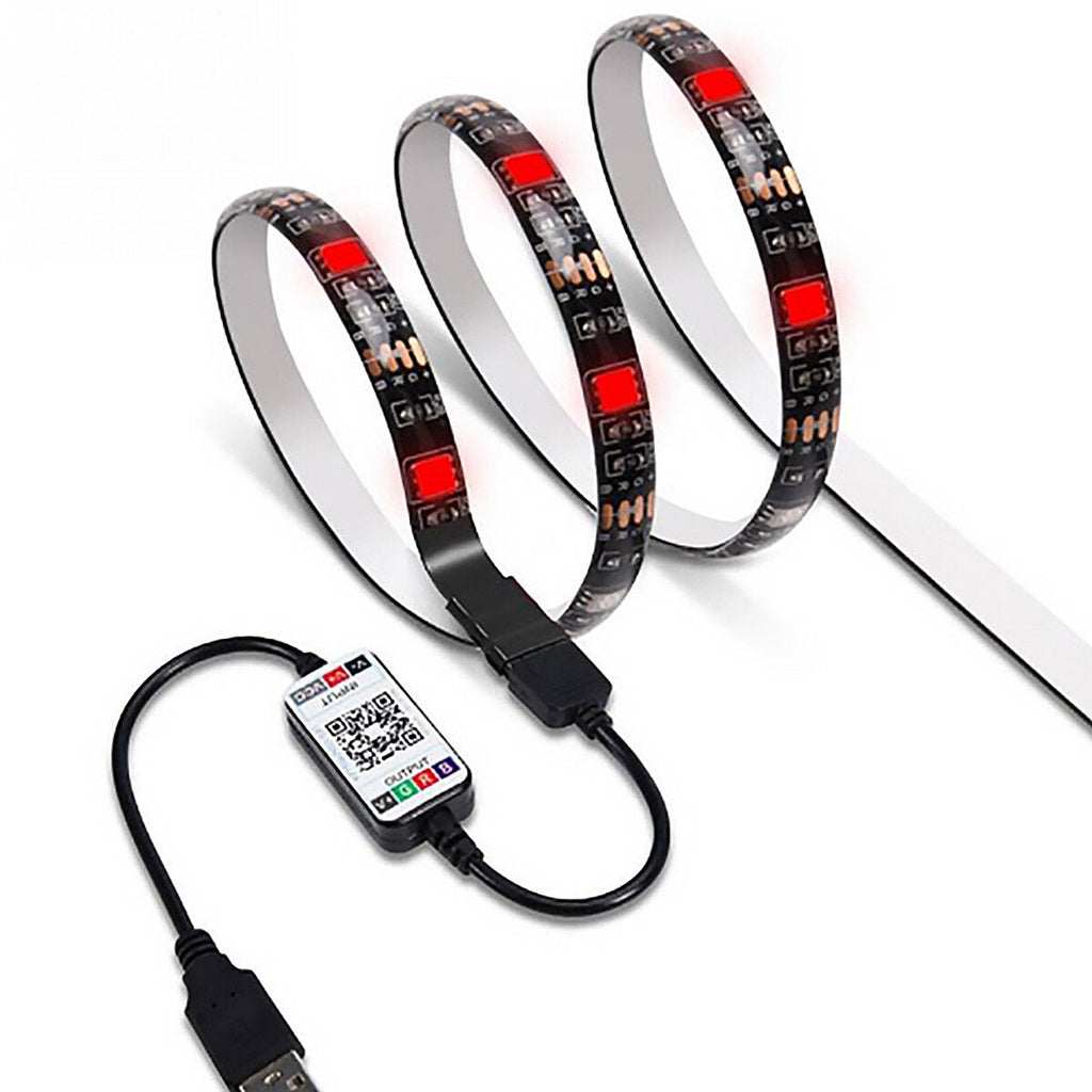 1M/2M/3M/4M/5M RGB LED Strip Light IP65 Waterproof bluetooth Control 5050 USB Bar TV Backlight Christmas Decorations Clearance Christmas Lights