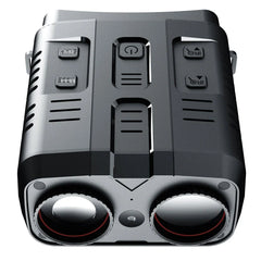 1080P Night Vision Binoculars, 5X Zoom, Rechargeable, IP54 Waterproof, 300M Range, Dual Use for Hunting & Camping