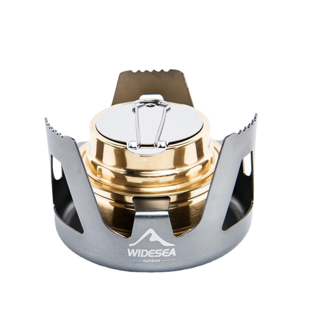 High Quality Outdoor Picnic Stove New Mini Ultra-light Spirit Combustor Alcohol Stove Camping Furnace Camping Portable Folding