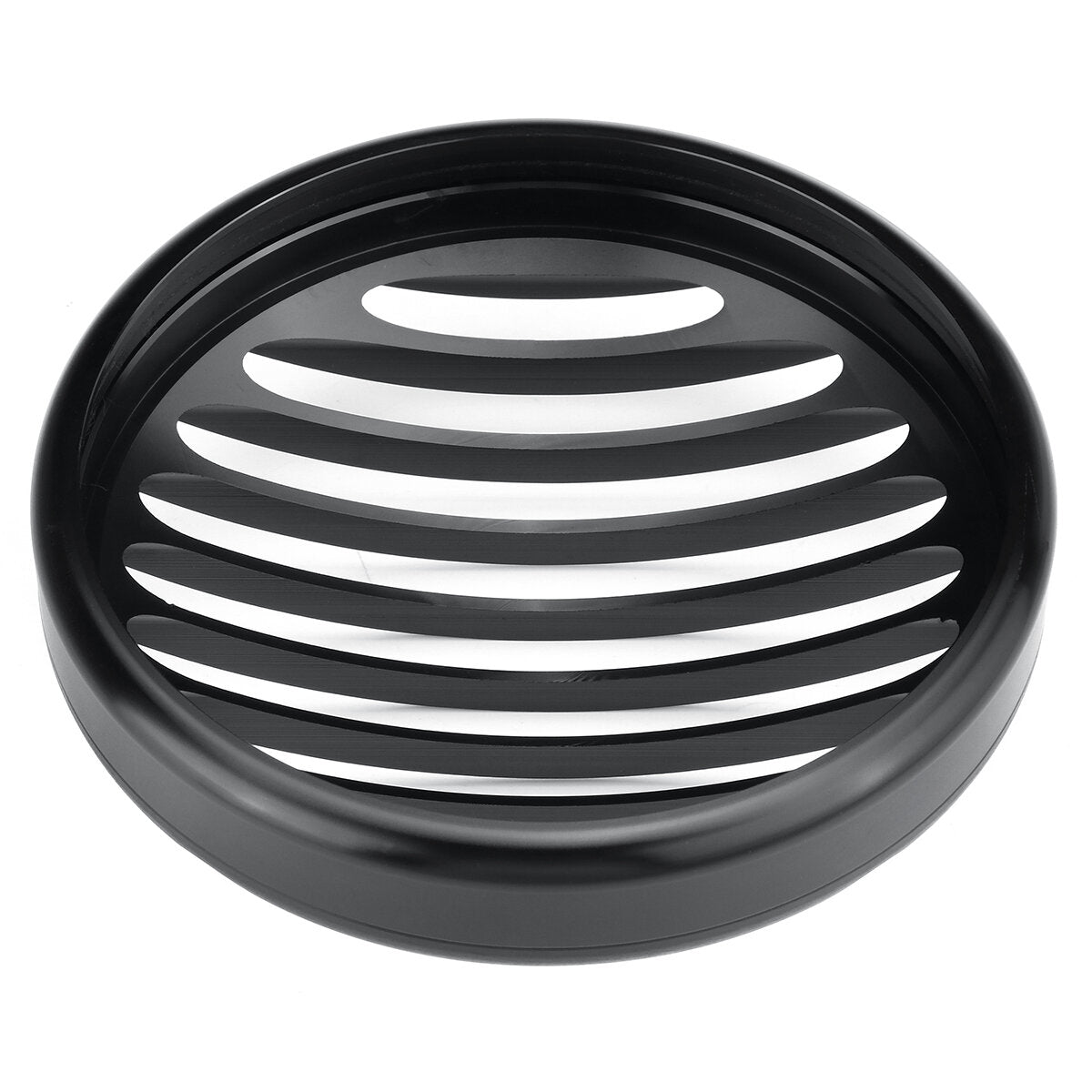 5.75 inch Headlight Cover Light Grill Guard Black Universal For Cafe Racer Chopper
