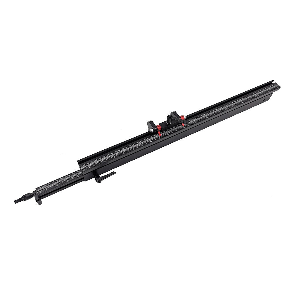 ENJOYWOOD Miter Gauge Extended Fence, Aluminum Alloy, 640-1220mm, Precision Woodworking, Fits Most Brands