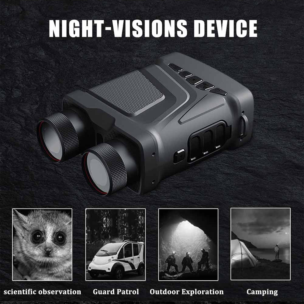10X Zoom Digital Infrared Night Vision Binocular Telescope for Hunting Camping Professional 1080P 800M Night Vision Device