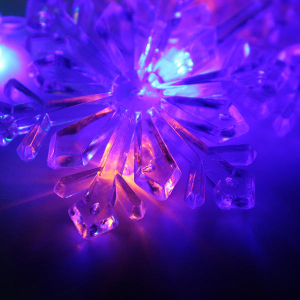 3.5M 96LEDs  8Modes Snowflake Fairy String Light for Christmas Party Patio AC220V