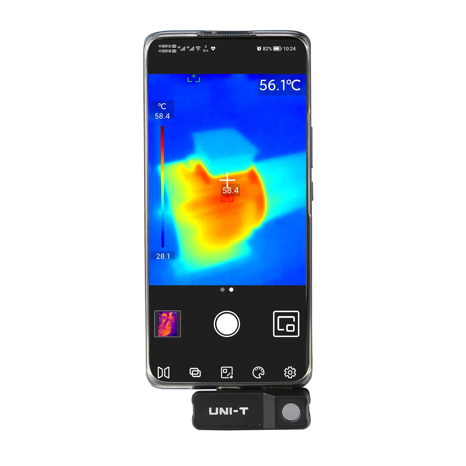 GreenZech Mobile 120 Series | Smartphone Thermal Imaging Camera | 120x90 HD Infrared Imager for iOS & Android