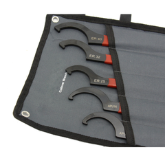 5pcs APU13 APU16 ER25 ER32 ER40 Wrench Spanner for Collet Chuck Holder CNC Milling Lathe Tool Wrench