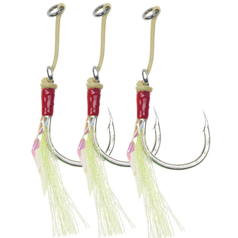 3 Pcs Casting Cod Hook Fishing Lure Metal Crankbaits Fishing Hook