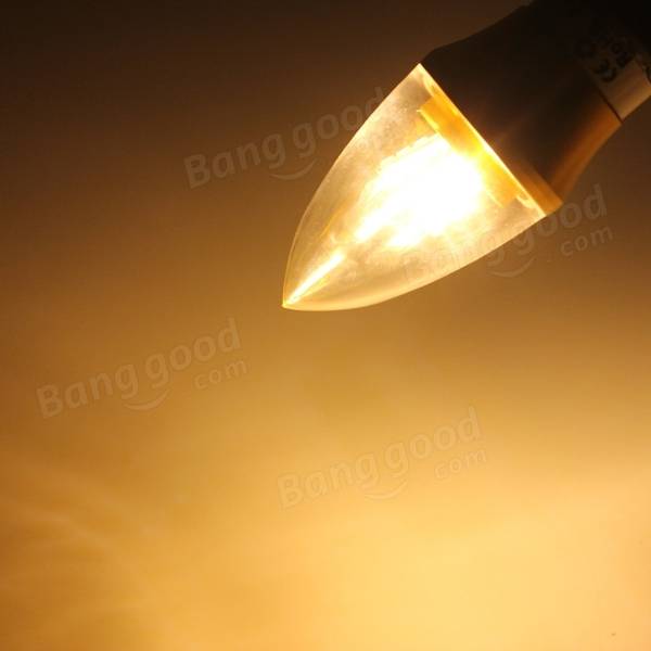 Dimmable LED Bulb 3W Chandelier Candle Light Lamp AC 220V