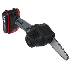 48V 4Inch Rechargeable Electric Chain Saw Cordless Chainsaw Woodworking Wood Cutter